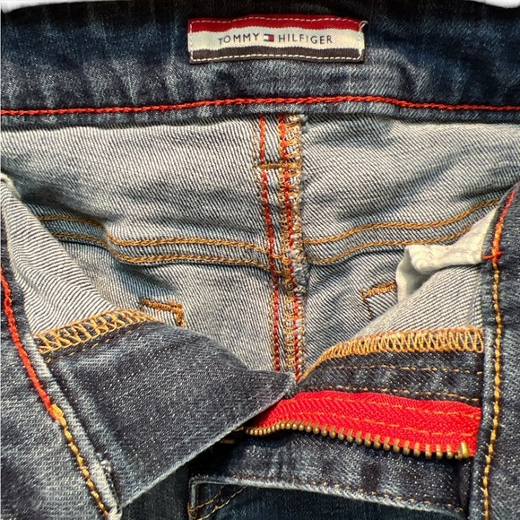 Tommy Hilfiger Women’s Blue Denim Shorts Sz 4 - Picture 5 of 6